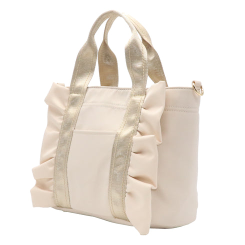 2WAY フリルトートバッグ 12-1116